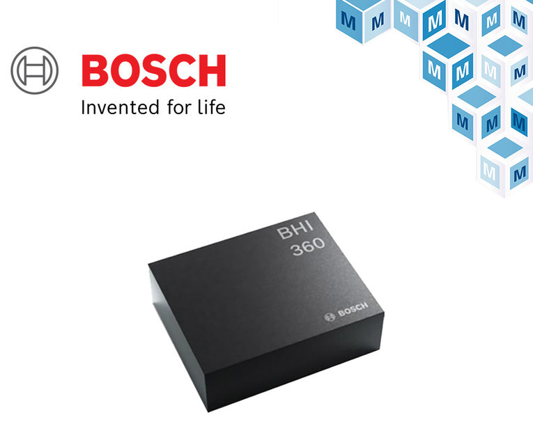 Bosch's BHI360 Smart Sensor, Now at Mouser, Offers High Precision and Low Latency for Wearable and Smartphone Applications